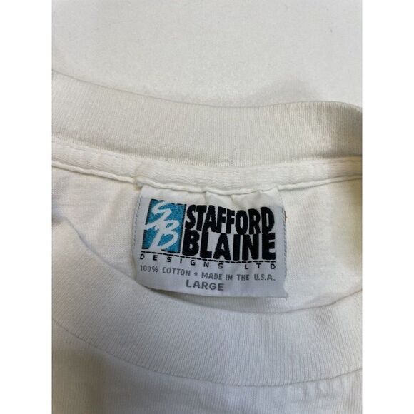 VTG How Good It Feels Mary Engelbreit Art T-shirt Women Large 90s Single Stitch - Picture 11 of 12